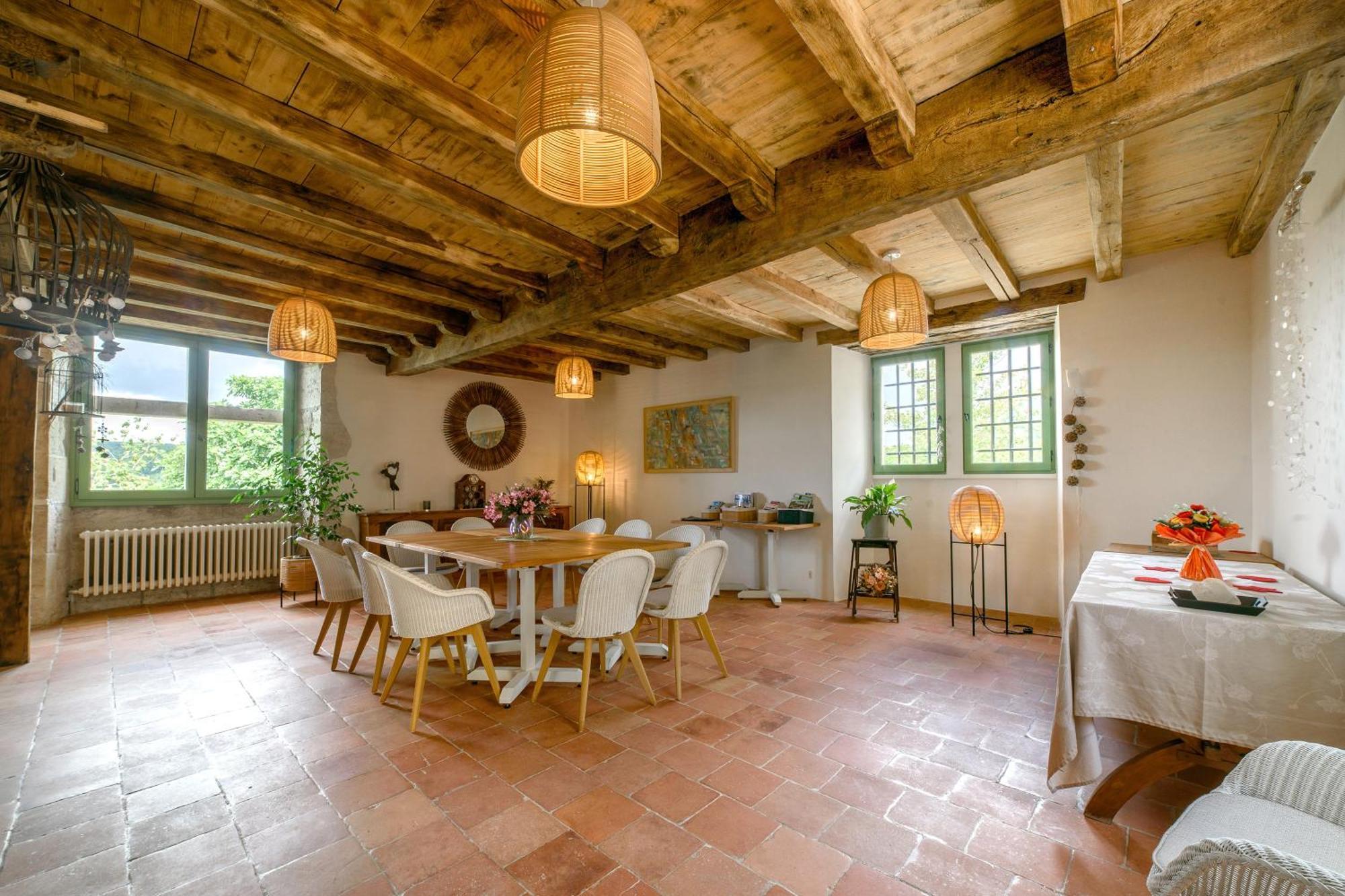 Manoir Le Moulinal47 - Vue Panoramique Hotel Courbiac ภายนอก รูปภาพ
