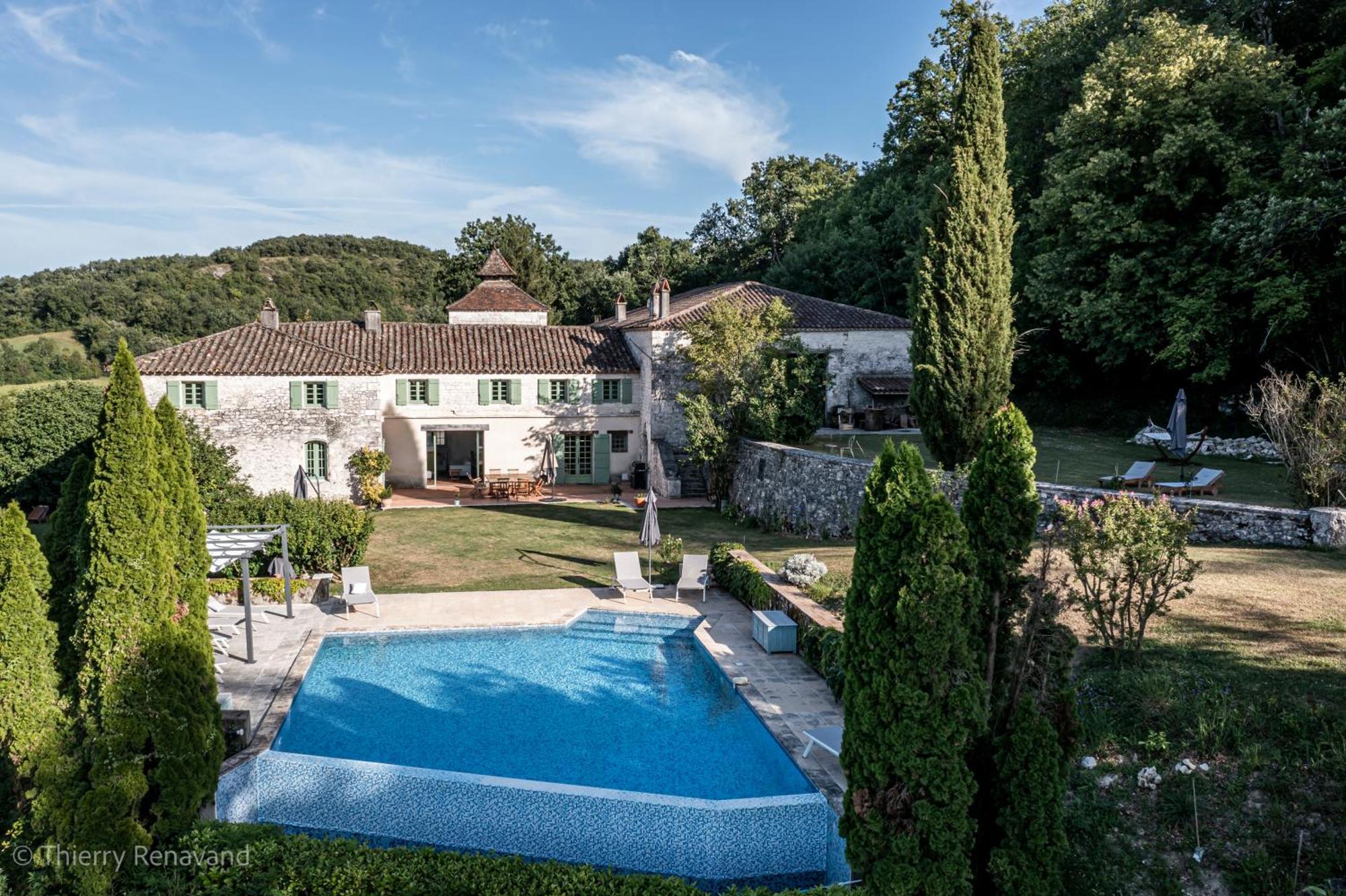 Manoir Le Moulinal47 - Vue Panoramique Hotel Courbiac ภายนอก รูปภาพ